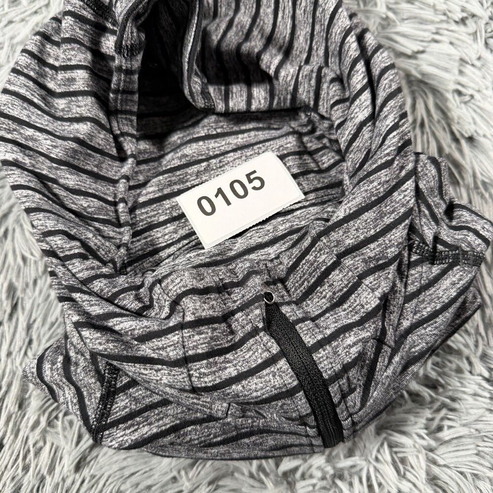Lululemon Hoodie Small Gray Black Quarter Zip Sweat Session Performance Mens - Picture 16 of 16